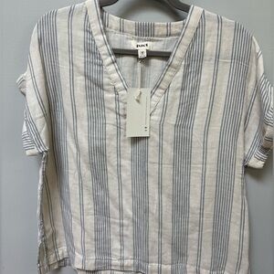 NWT Pact Pullover Stripe Top